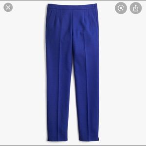 J. Crew Martie slim crop pant in royal size 2